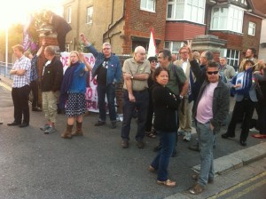 Hove Park School protest 20140922-2