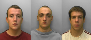 Jailed John Dykes, Shawn Dempsey and Tyler Boarer