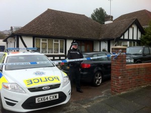 Tredcroft Road murder scene 1