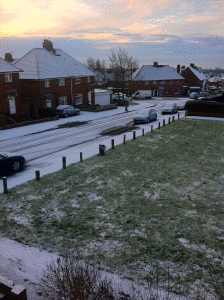 :ast week's snow in Hangleton