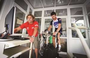 Picture by Jim Holden 07590 683036 Paralympian David Stone training at the Wilkin Labs at the University of Brighton, Eastbourne Campus.