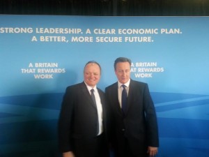 Graham Cox and David Cameron