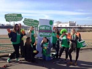 Mayo Wynne Baxter staff collected money for charity while collecting litter from the beach