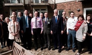 Health Secretary Jeremy Hunt and Simon Kirby visited staff, supporters and patients at the Sussex Beacon