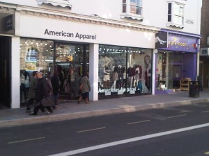 American Apparel North Street Brighton