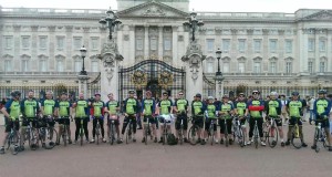 YMCA Tour de Y cyclists, including Pete Colmer from Brighton