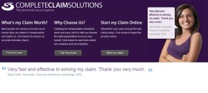 Complete Claim Solutions screengrab