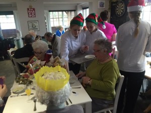 BACA students serve Christmas lunch at the Bevy 2