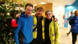 Brighton activists, Duncan Blinkhorn, Rebecca Webb and Andy Newsham