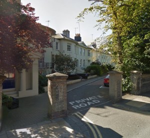 Hanover Crescent. Image taken from Google Streetview