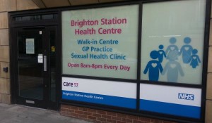 Brighton Station Health Centre window