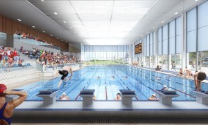 The main pool design at the new King Alfred will look west along the Hove seafront