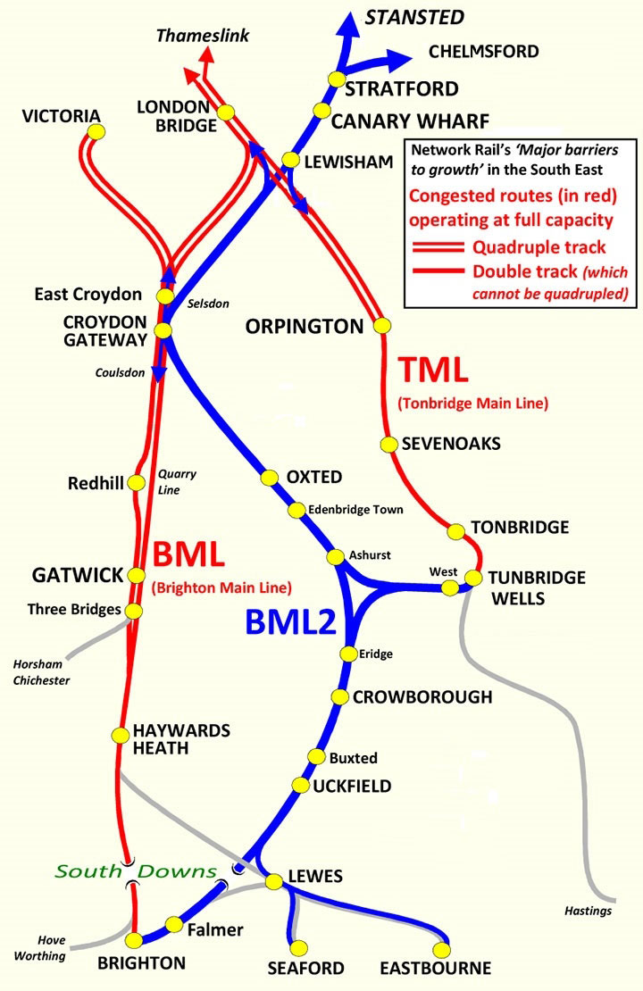 Uckfield Train Line Map Brighton And Hove News » New Brighton Mainline Campaign Loses Out On  Government Cash