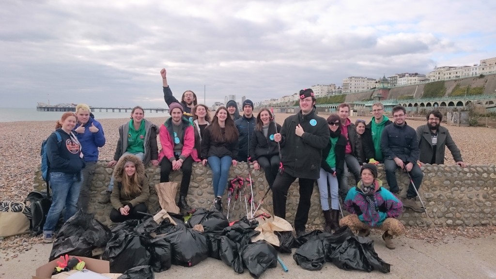 Brighton volunteers dig deep in beach clean campaign Brighton and