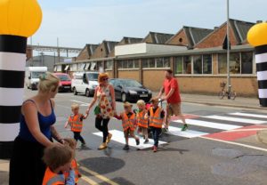 St Peter's School parents zebra crossing protest 20160608-1