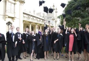 Medical students graduating in Brighton