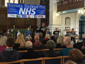 Sussex Defend the NHS meeting 20160630-1