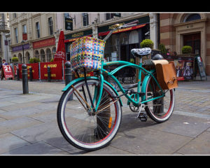 Bicycle in Brighton by Helen Haden