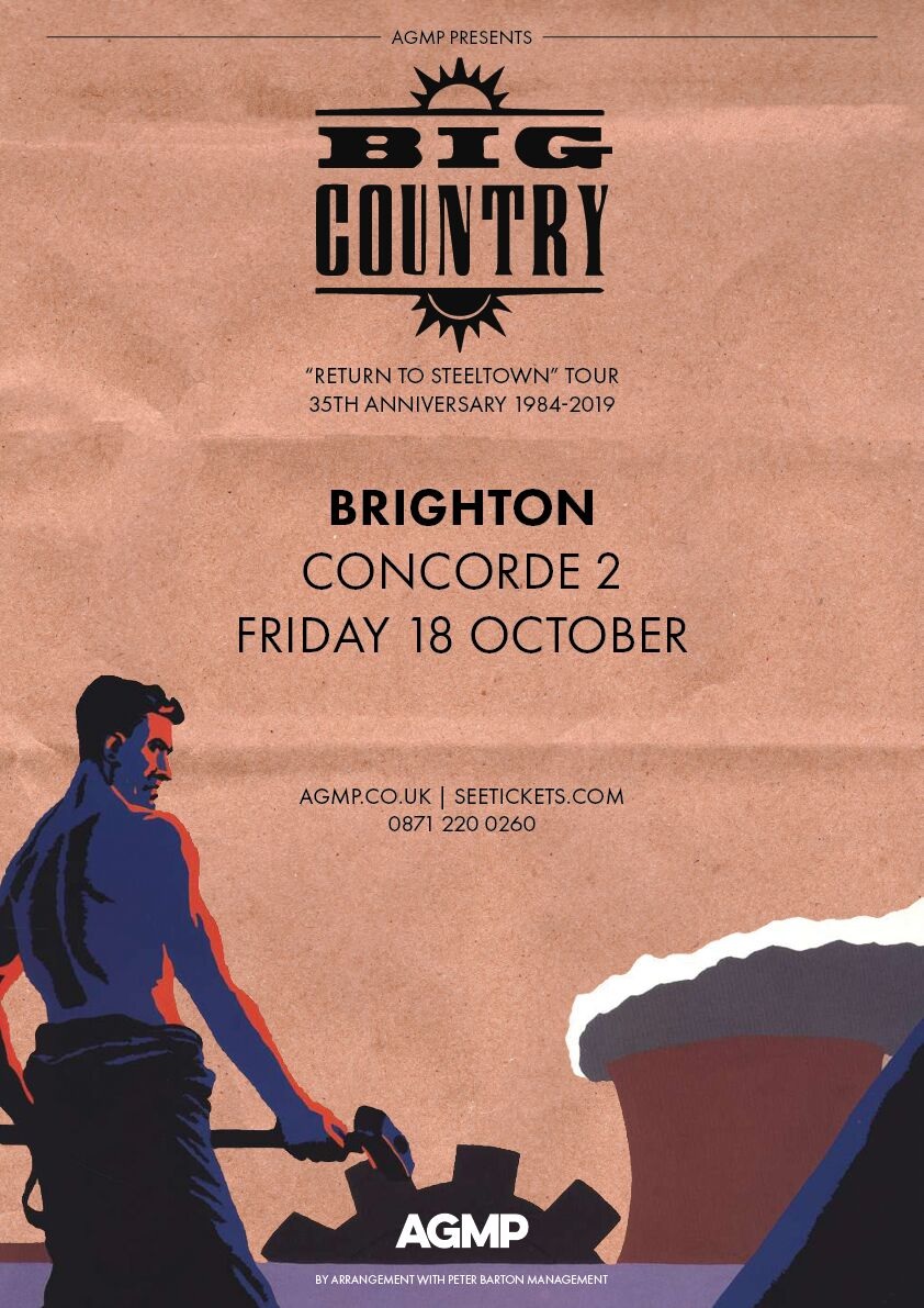 Big Country returning to Brighton in October – Brighton and Hove News