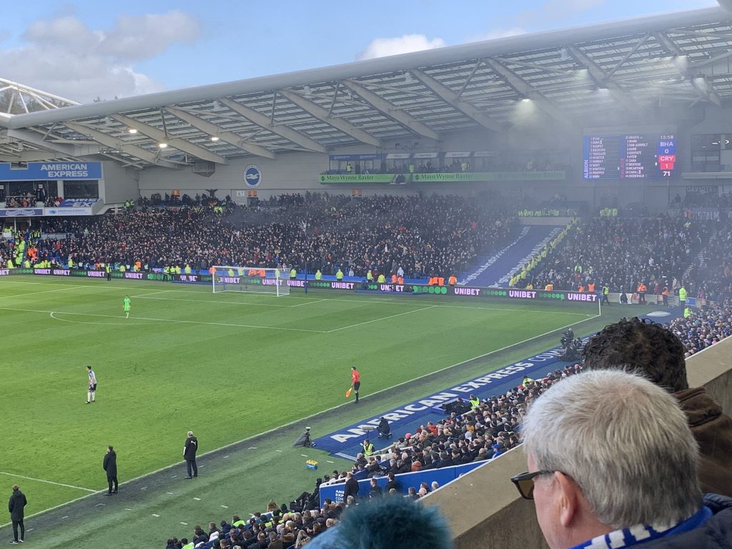 Two football fans charged after Palace game trouble – Brighton and Hove ...