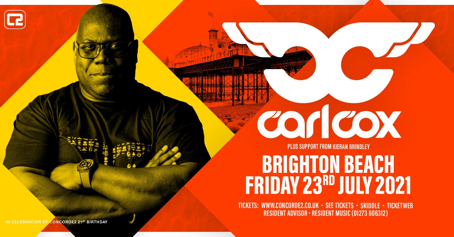 Carl Cox is back! Brighton Beach event announced! Brighton and Hove News