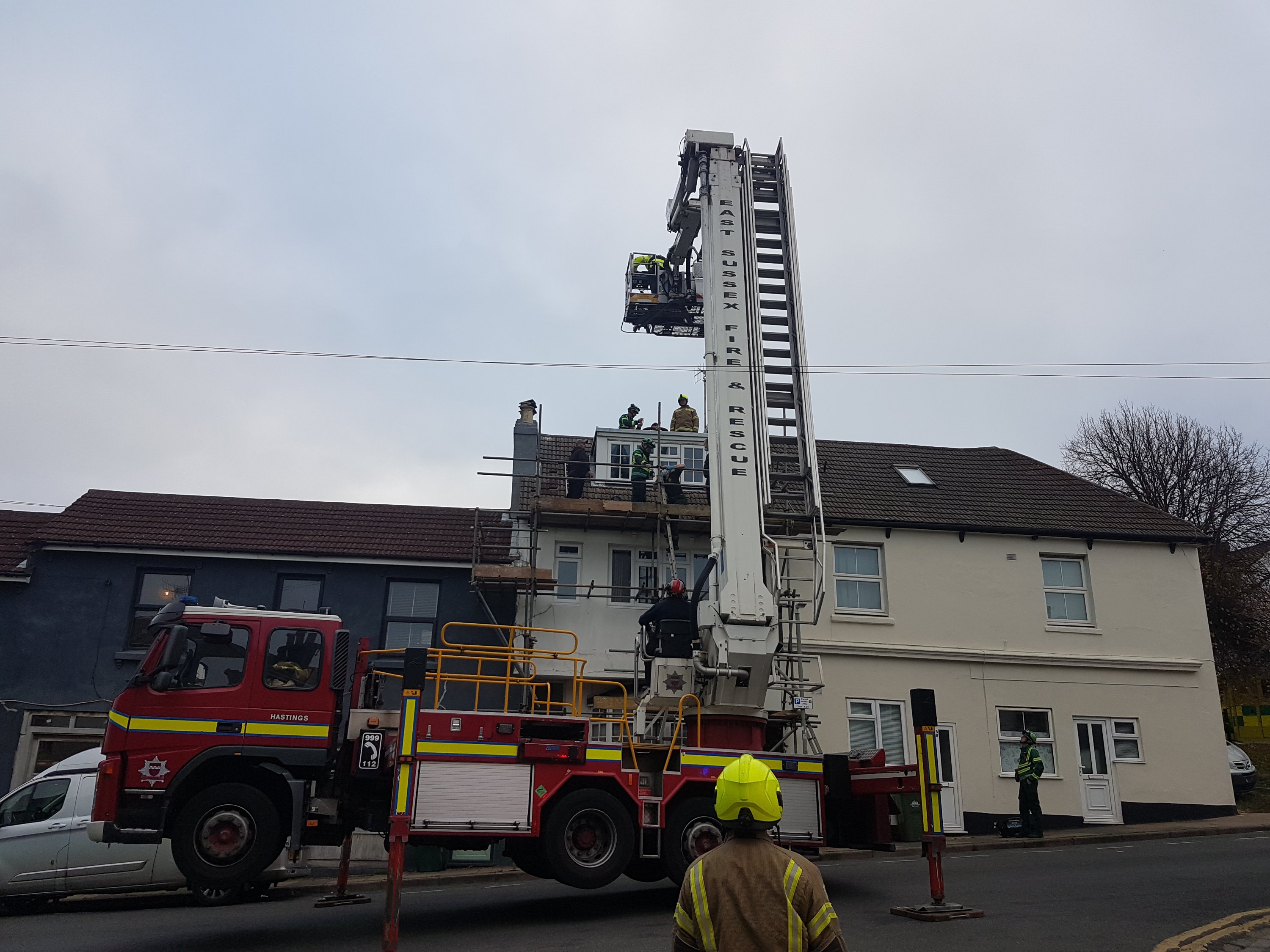 Builder Rescued From Roof After Fainting Brighton And Hove News