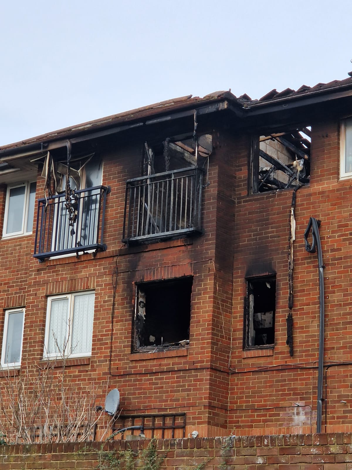 Probe launched into blaze at Brighton flats which has left 17 people