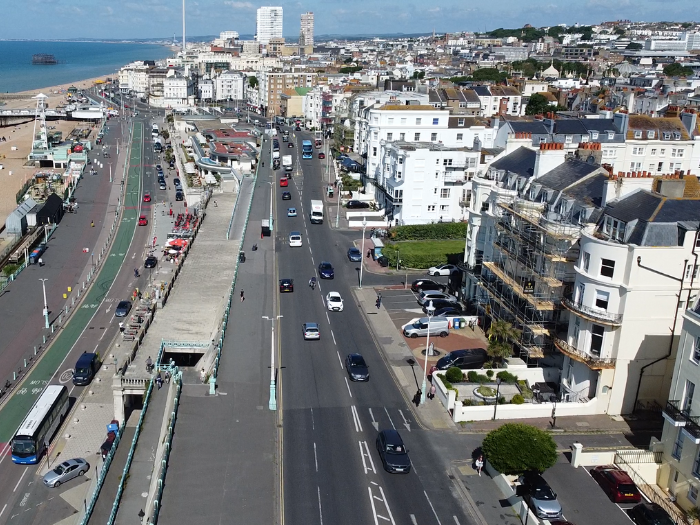 Brighton Seafront Bus Lane Construction Starts Next Week On Marine Parade